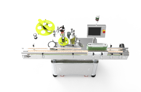 立式圓形罐子貼標(biāo)機(jī)定制