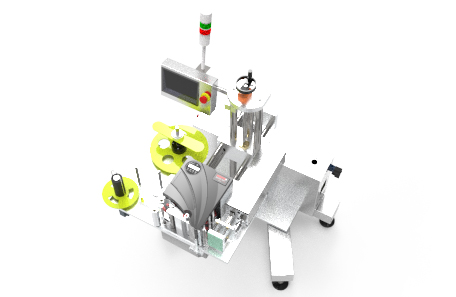 高速分離式打印貼標機