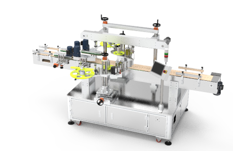 雙面兼圓瓶不干膠貼標機