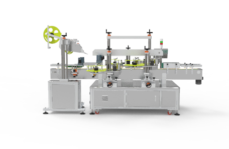 平面雙側面不干膠貼標機