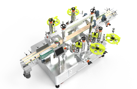 雙側(cè)面兼頸部貼標(biāo)機(jī)