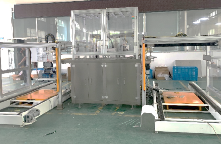 知名外資制藥企業定制軒特紙箱全自動貼標生產線定制圖 知名外資制藥企業定制軒特紙箱全自動貼標生產線